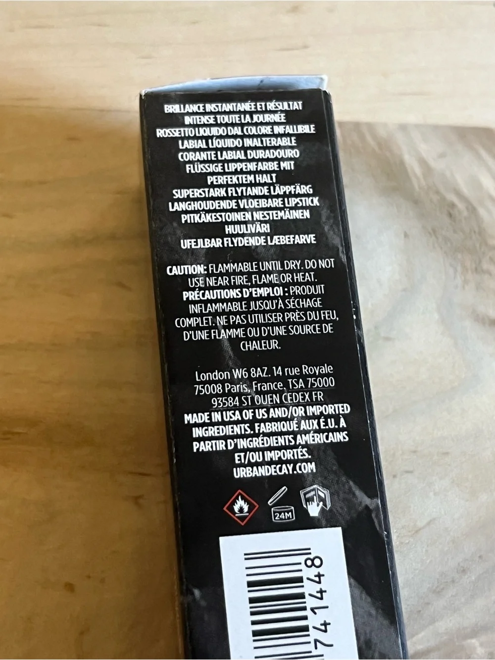 NIB Urban decay Once Strangers long wear liquid lip color